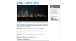 Desktop Screenshot of globalfaceholding.com