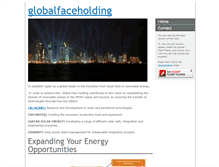 Tablet Screenshot of globalfaceholding.com